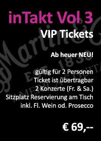 inTakt Vol 3 VIP Ticket